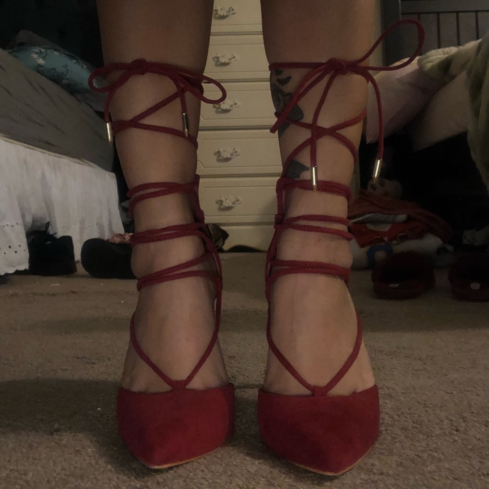 Lace up pointed heels 👠 - Picture 7 of 8